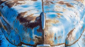 Rusty International Harvester classic truck