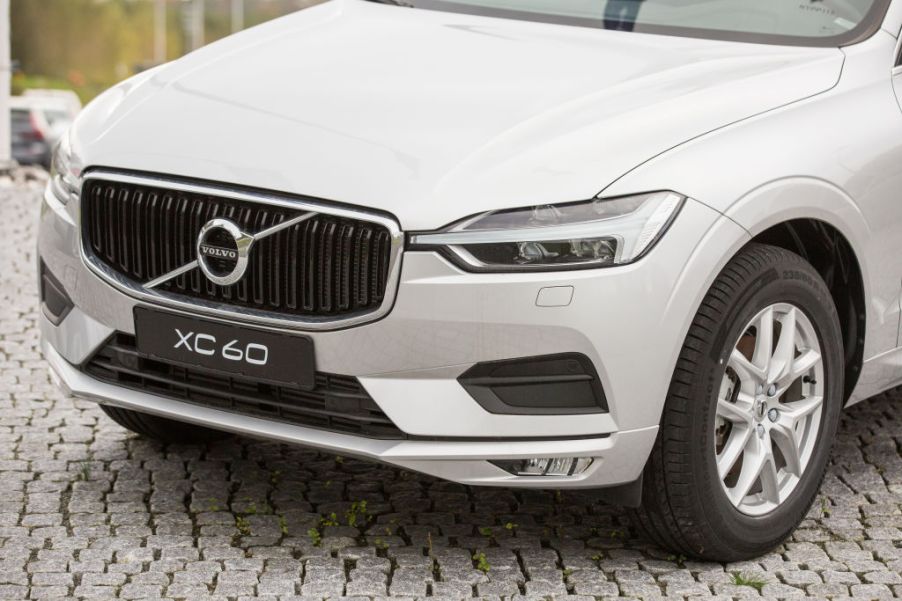 A Volvo XC60 on display