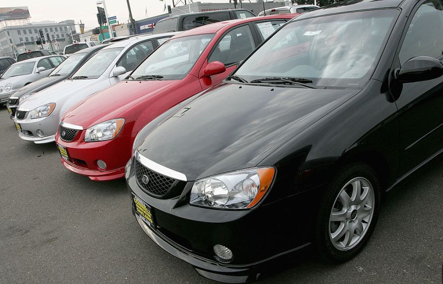 small car dealer lot | Getty