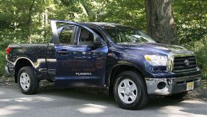 A 2007 Toyota Tundra parked on the street