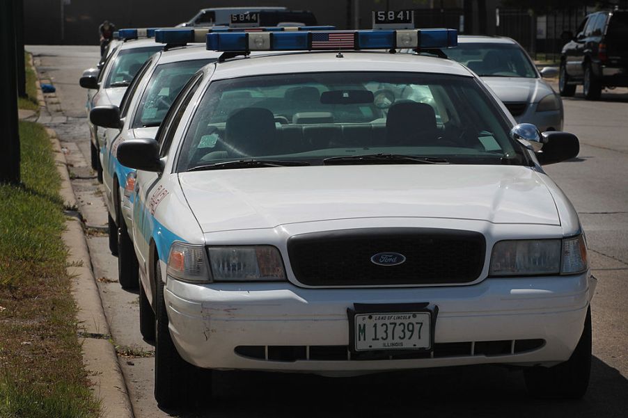 Ford Crown Victoria used in Chicago as Police Interceptor models.