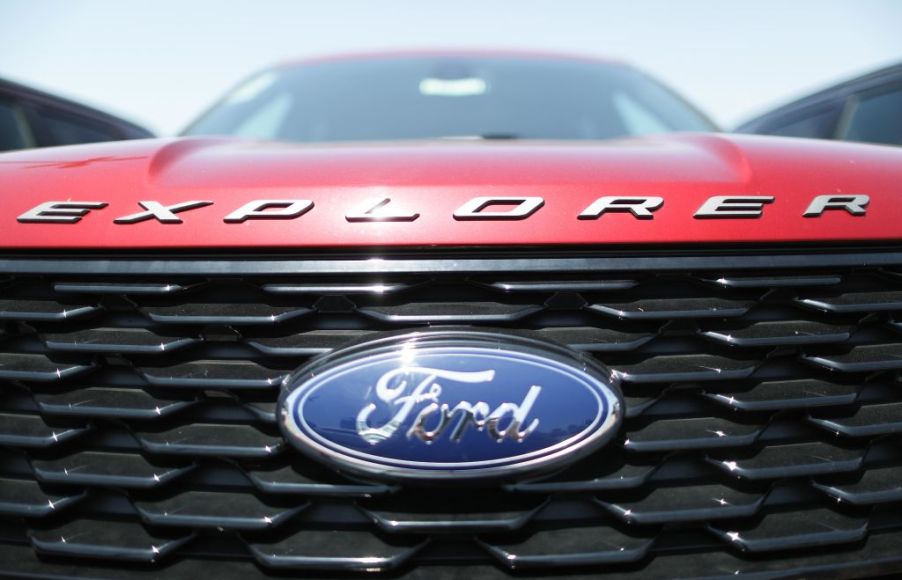 Ford's premiere three-row SUV, the Ford Explorer