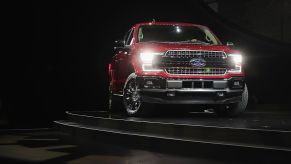 The Ford F-150 on display at the North American International Auto Show