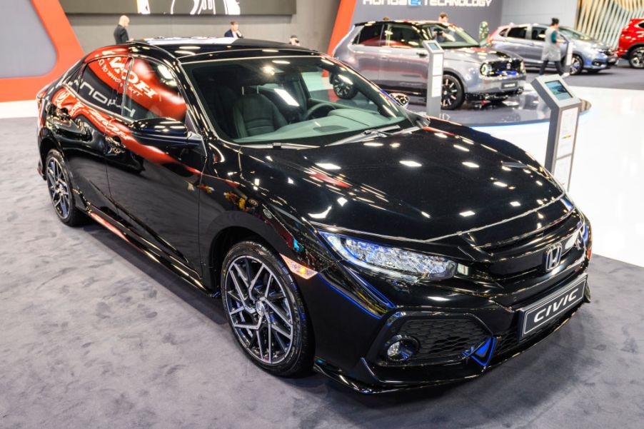 The Honda Civic on display at Brussels Expo