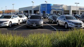 Honda vehicles for sale at a dealership