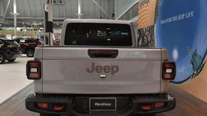 The 2020 Jeep Gladiator at the 2019 New England International Auto Show