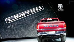 The RAM 1500 on display at the Chicago Auto Show