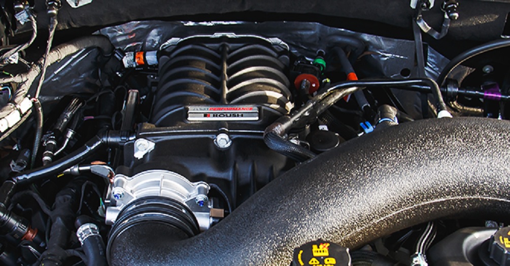 Roush Ford F-150 Tactical Edition engine