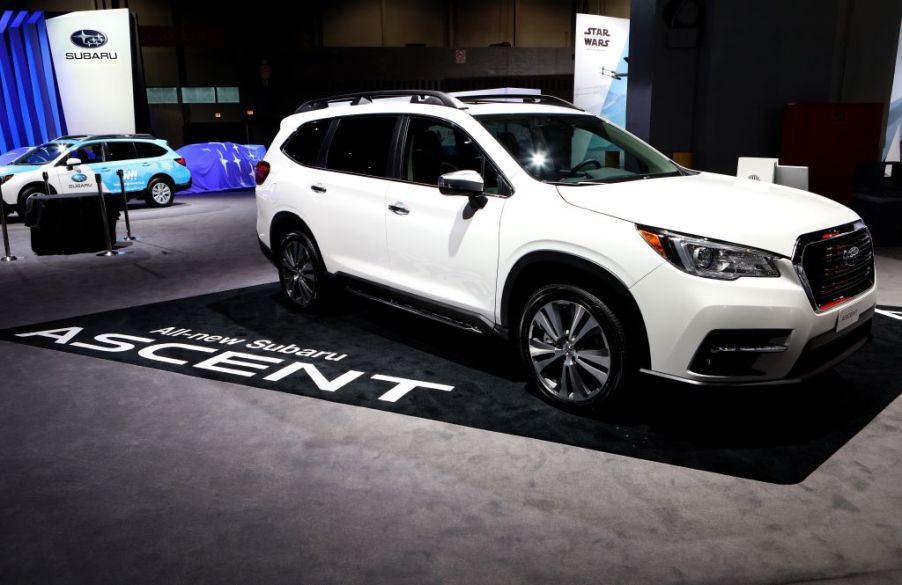 2018 Subaru Ascent is on display at the 110th Annual Chicago Auto Show at McCormick Place