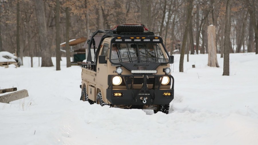 Suzuki Carry kei truck modified by Ai2 Products