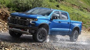 The 2023 Chevy Silverado off-roading