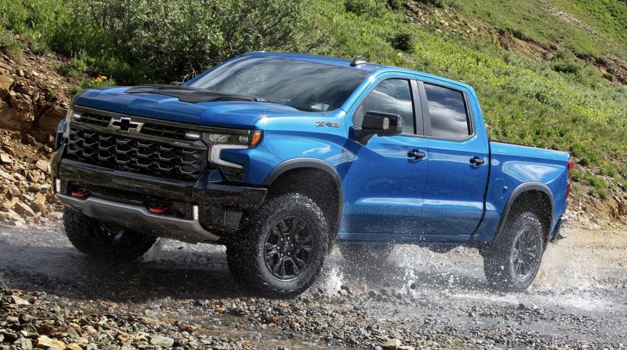 The 2023 Chevy Silverado off-roading