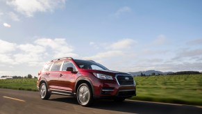 2020 Subaru Ascent driving down road