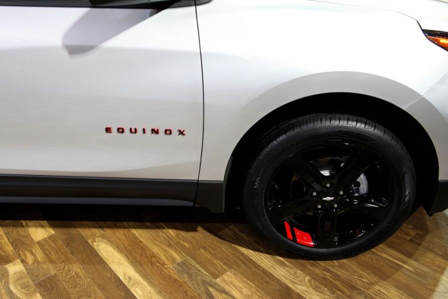 2018 Chevy Equinox Redline Edition is on display at the 109th Annual Chicago Auto Show at McCormick Place