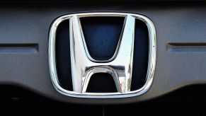 A Honda Motor Co. emblem is seen at the Honda of Hollywood dealership on August 5, 2011 in Los Angeles, California.