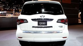 2016 Infiniti QX80 Limited is on display at the 108th Annual Chicago Auto Show at McCormick Place