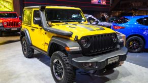 Wrangler Rubicon 1941 Edition by Mopar 4x4 off road vehicle on display