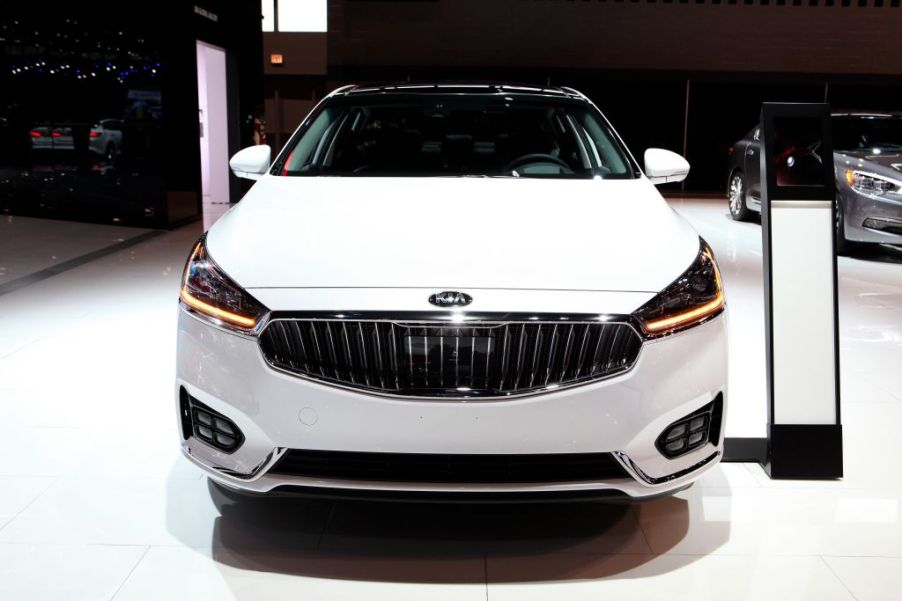 2017 Kia Cadenza is on display at the 109th Annual Chicago Auto Show at McCormick Place