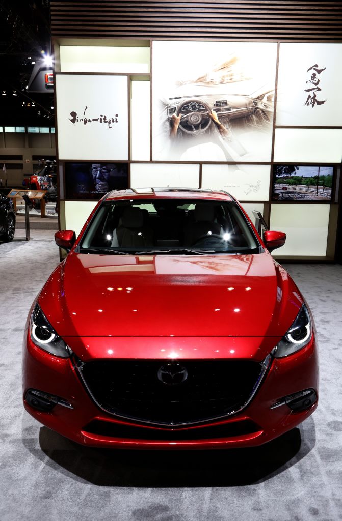 2018 Mazda3 5-Door is on display at the 110th Annual Chicago Auto Show