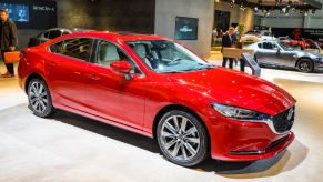 MAZDA6 SEDAN on display at Brussels Expo