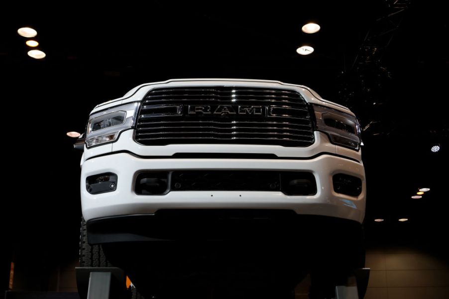 A 2020 Ram 1500 on display