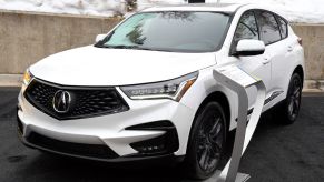 A 2020 Acura RDX on display at the Acura Festival Village at Sundance Film Festival