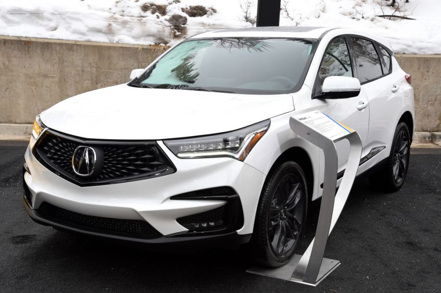 A 2020 Acura RDX on display at the Acura Festival Village at Sundance Film Festival