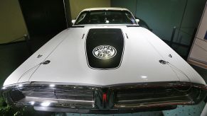 A Dodge Super Bee on display