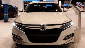 A 2019 Honda Accord on display