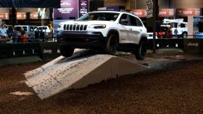 Jeep Cherokee at show