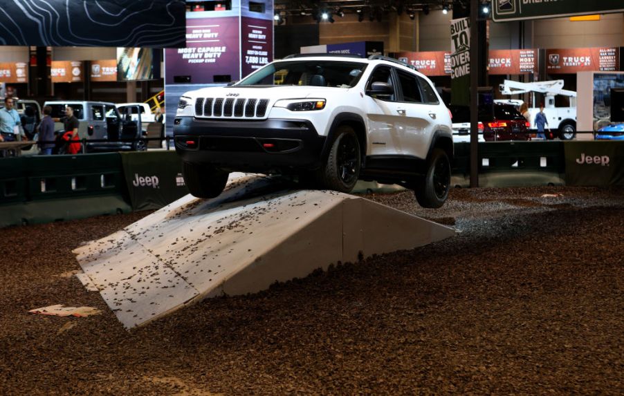 Jeep Cherokee at show