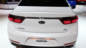 2017 Kia Cadenza is on display at the 109th Annual Chicago Auto Show at McCormick Place