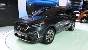 Kia introduces the 2019 Kia Sorento during the auto trade show AutoMobility LA at the Los Angeles Convention Center