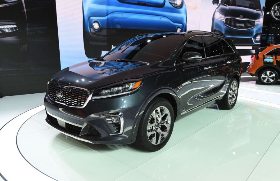 Kia introduces the 2019 Kia Sorento during the auto trade show AutoMobility LA at the Los Angeles Convention Center