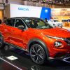 Nissan Juke compact crossover SUV on display at Brussels Expo