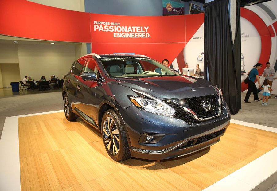 Nissan Murano on display at auto show