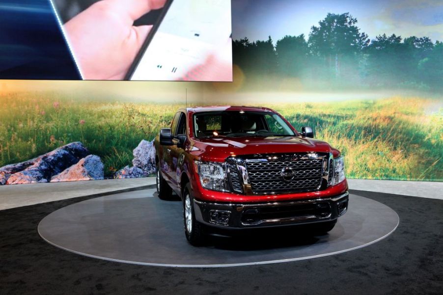 2017 Nissan Titan is on display at the 109th Annual Chicago Auto Show