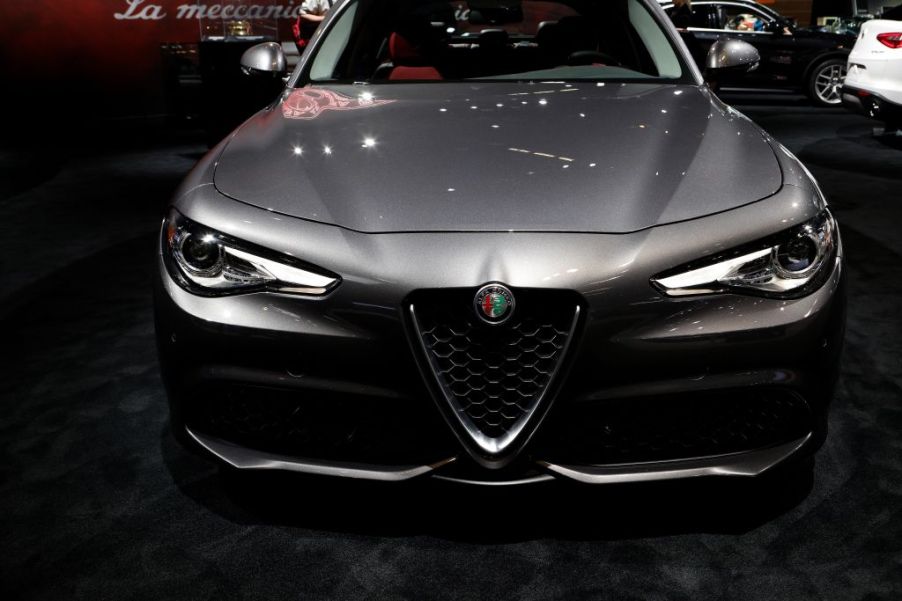 2018 Alfa Romeo Giulia is on display at the 110th Annual Chicago Auto Show at McCormick Place