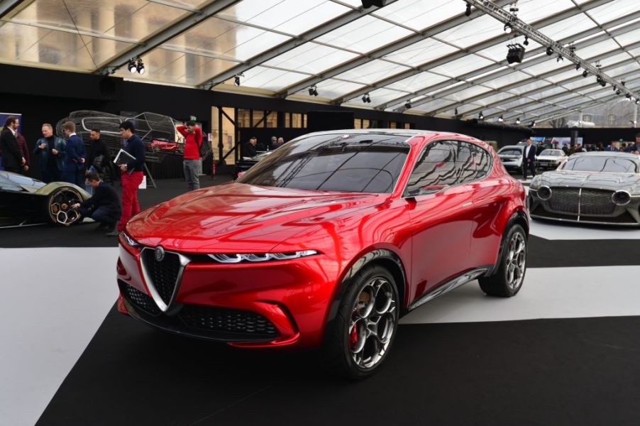 At the Paris Festival Automobile International with Concept Cars and Automotive Design Exhibition, ALFA ROMEO exhibits its model ALFA ROMEO TONALE CONCEPT in French Premiere