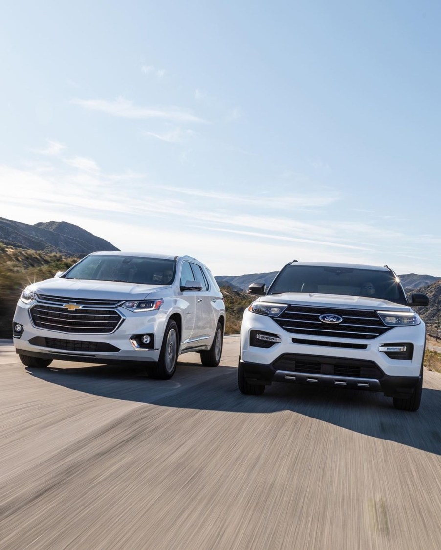 Chevrolet Traverse Premier vs. Ford Explorer XLT