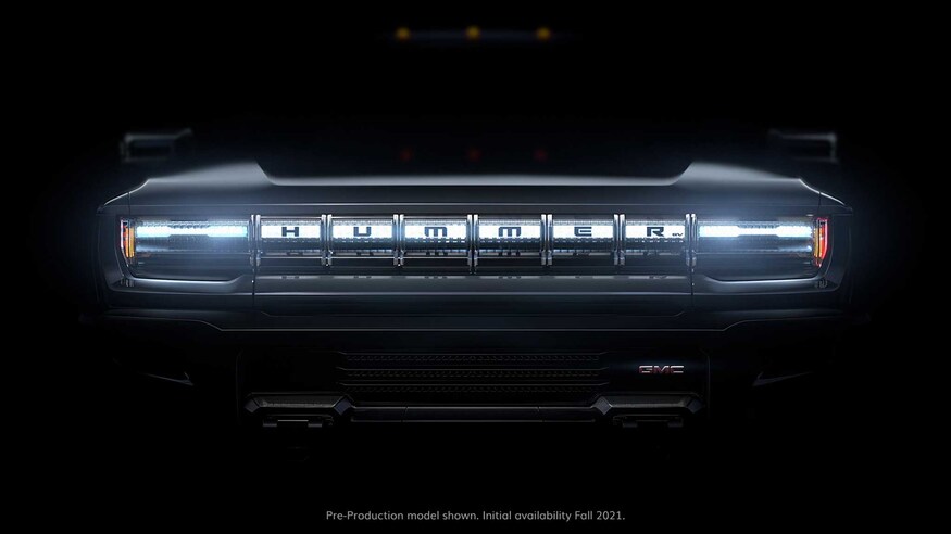 GMC Hummer EV teaser 