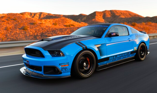 Grabber Blue ford mustang