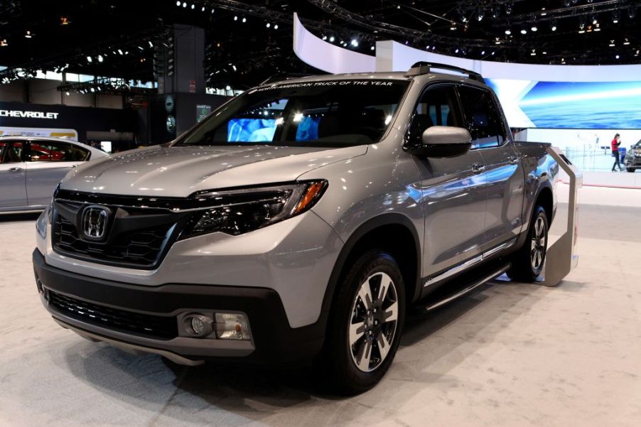 A new Honda Ridgeline on display