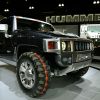 A Hummer H3T truck is displayed prior to the start of the 2004 Greater LA Auto Show at the Los Angeles Convention Center