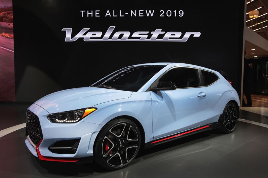 Hyundai introduces the 2019 Veloster N at the North American International Auto Show