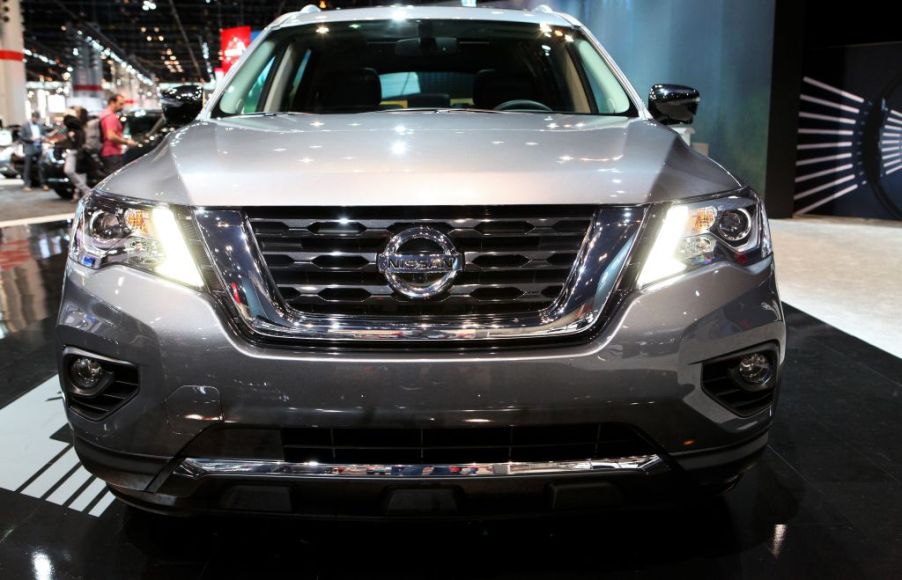 2017 Nissan Pathfinder is on display at the 109th Annual Chicago Auto Show at McCormick Place