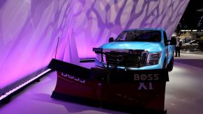 2018 Nissan Titan XD is on display at the 110th Annual Chicago Auto Show at McCormick Place