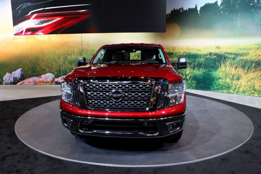 2017 Nissan Titan is on display at the 109th Annual Chicago Auto Show