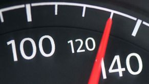 A Speedometer Reading 130