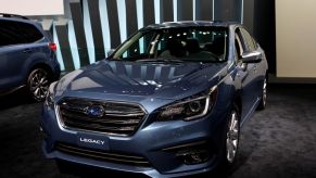 2018 Subaru Legacy is on display at the 110th Annual Chicago Auto Show at McCormick Place